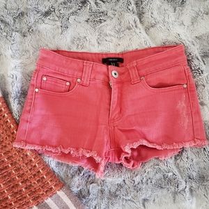 Women's Pink Jean Shorts